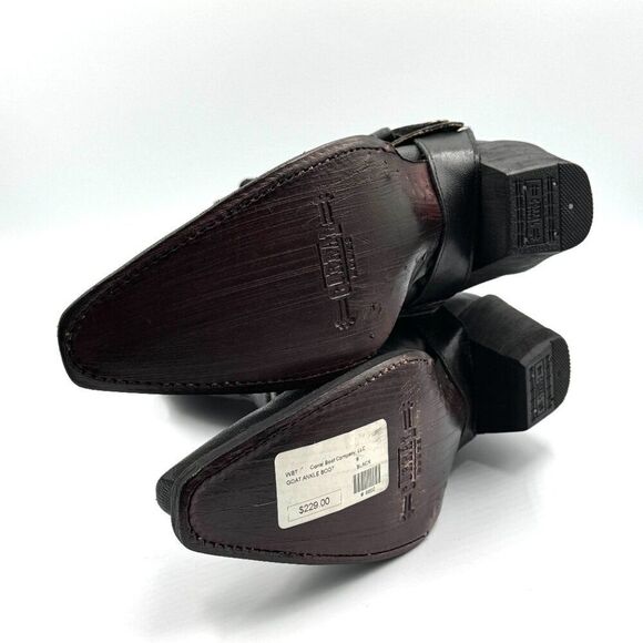 Corral Black Western Heeled Boots with Buckle - Picture 8 of 14